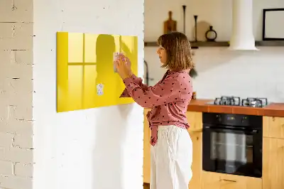 Magnetic marker board light yellow