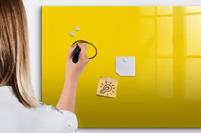 Magnetic marker board light yellow