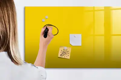 Magnetic marker board light yellow