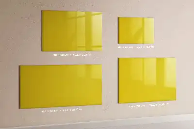 Magnetic marker board light yellow
