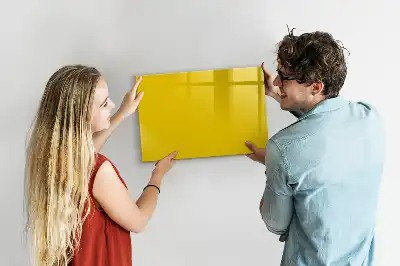 Magnetic marker board light yellow