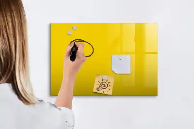 Magnetic marker board light yellow