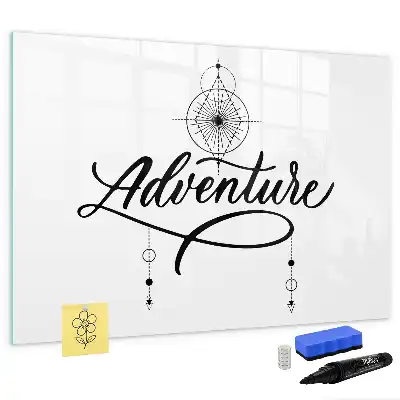 Magnetic marker board Adventure design