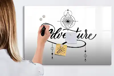 Magnetic marker board Adventure design
