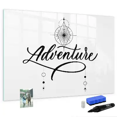 Magnetic marker board Adventure design