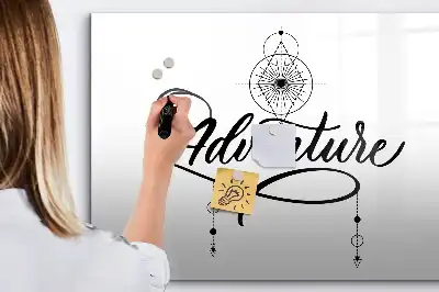 Magnetic marker board Adventure design