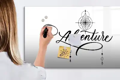 Magnetic marker board Adventure design