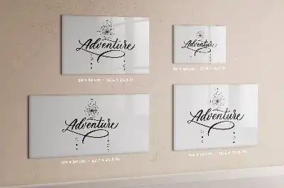 Magnetic marker board Adventure design