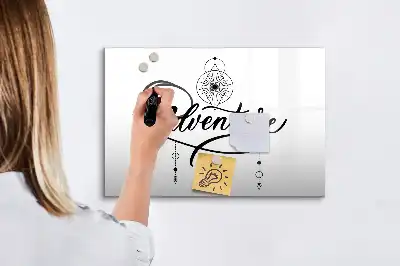 Magnetic marker board Adventure design
