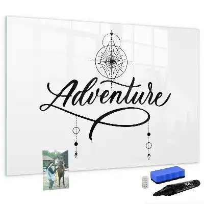 Magnetic marker board Adventure design