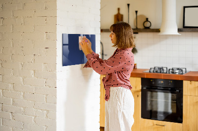 Magnetic board for wall Blue color