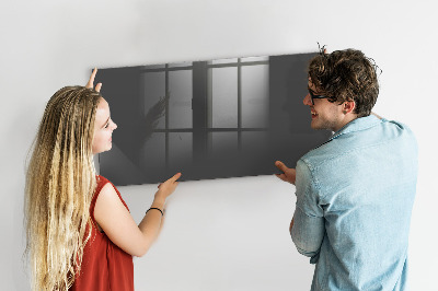 Magnetic board for wall Gray color