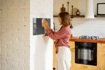 Magnetic board for wall Gray color