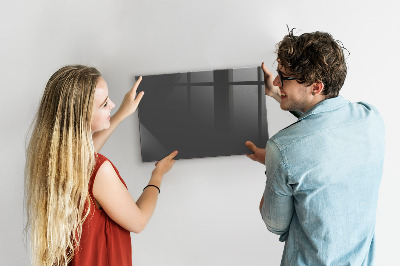 Magnetic board for wall Gray color