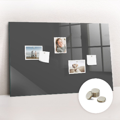 Magnetic board for wall Gray color