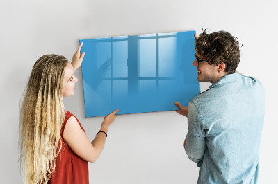 Magnetic board for wall Light blue color