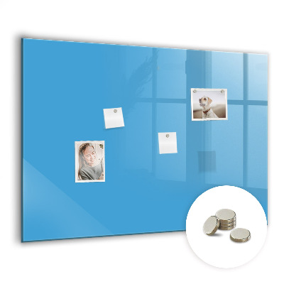 Magnetic board for wall Light blue color