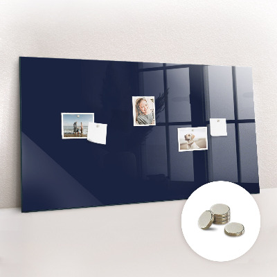 Magnetic board for wall Dark navy blue color