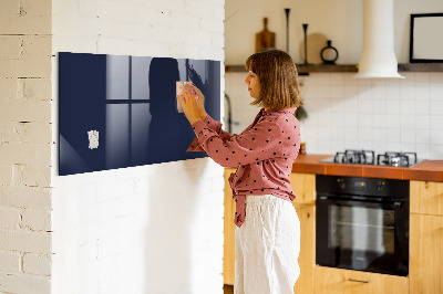 Magnetic board for wall Dark navy blue color