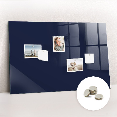 Magnetic board for wall Dark navy blue color