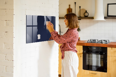 Magnetic board for wall Dark navy blue color