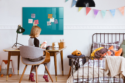 Magnetic board for wall Sea color