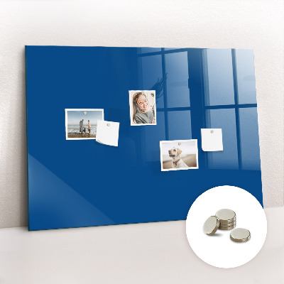 Magnetic board for wall Navy blue color