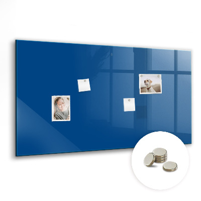 Magnetic board for wall Navy blue color