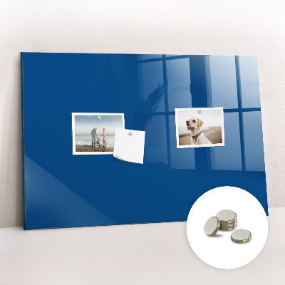 Magnetic board for wall Navy blue color