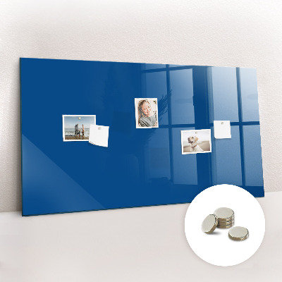 Magnetic board for wall Navy blue color