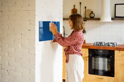 Magnetic board for wall Navy blue color