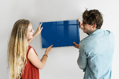 Magnetic board for wall Navy blue color