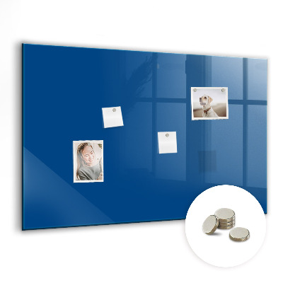 Magnetic board for wall Navy blue color
