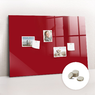 Magnetic wall board Red color