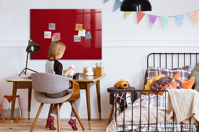 Magnetic wall board Red color