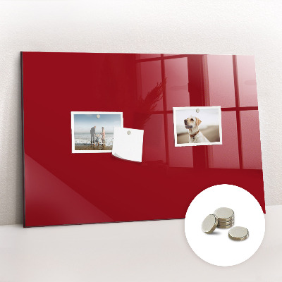 Magnetic wall board Red color