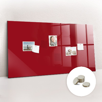 Magnetic wall board Red color