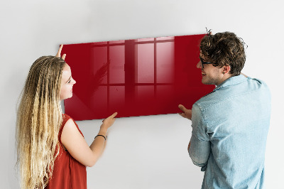 Magnetic wall board Red color