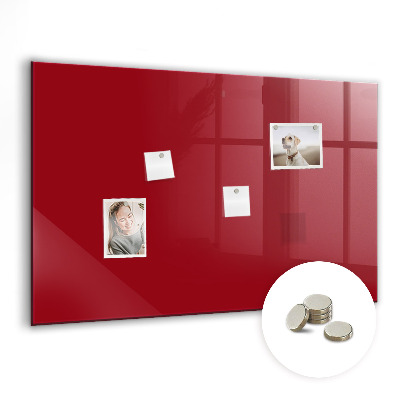 Magnetic wall board Red color