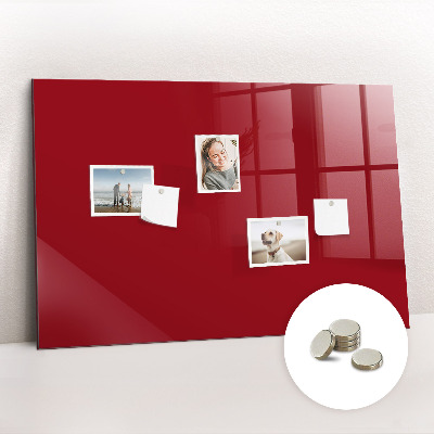 Magnetic wall board Red color