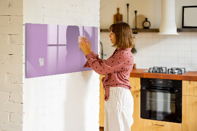 Magnetic board for wall Lilac color