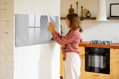 Magnetic board for wall Bright gray color