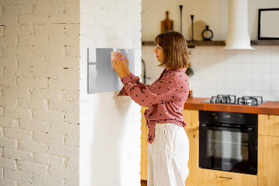 Magnetic board for wall Bright gray color