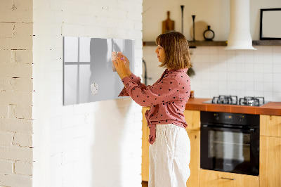 Magnetic board for wall Bright gray color