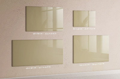 Magnetic board for wall Beige colour