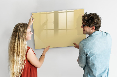 Magnetic board for wall Cream color