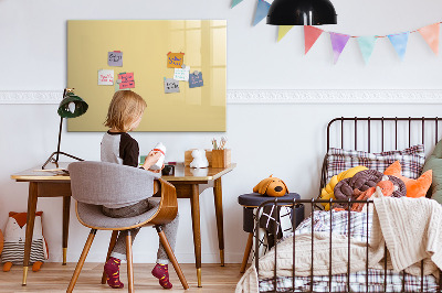 Magnetic board for wall Cream color