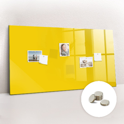 Magnetic board for wall Light yellow color