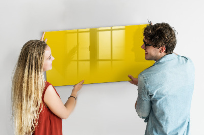 Magnetic board for wall Light yellow color