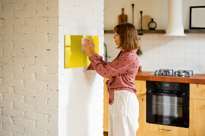 Magnetic board for wall Light yellow color